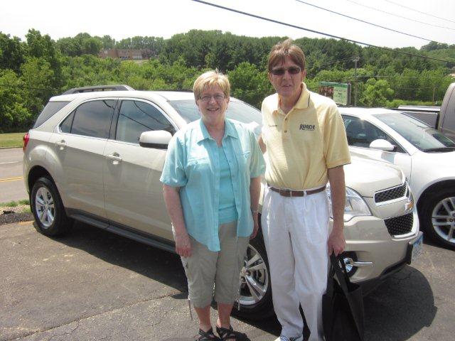  Betty M. and her 2012 Chevrolet Equinox.